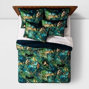 Opalhouse velvet jungle comforter + pillowcases